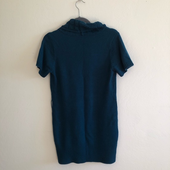ABstudio Blue Pullover High Neck Sweater Dress - Picture 2 of 5